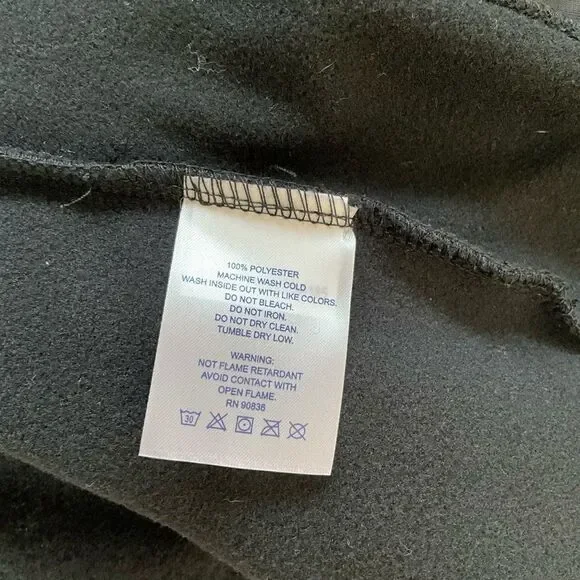 Port Authority  Women's Fleece Vest Size XXL Black Zip Front - Picture 14 of 14